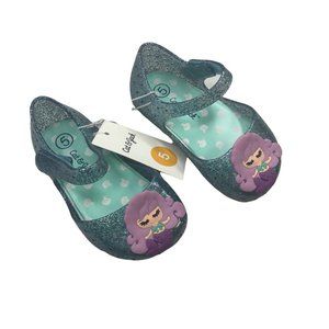Cat And Jack Girl's Size 5 Hydee Mermaid Slip On Shoe Teal New With Tags